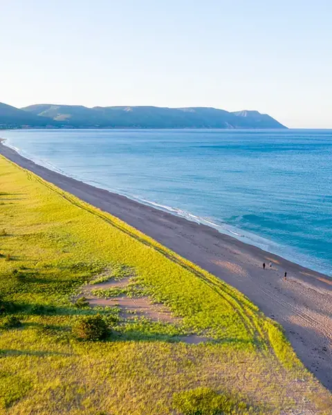 Beach walk near Cape Smokey