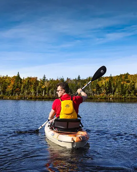 Kayaking near Cape Smokey