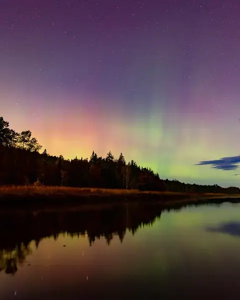 Northern lights near Cape Smokey