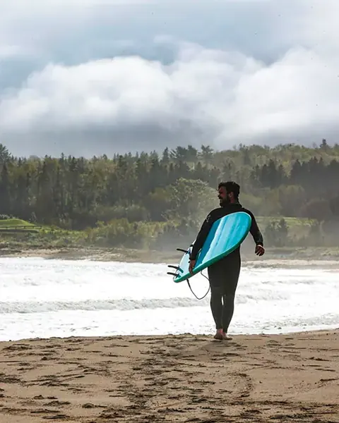 Surfing near Cape Smokey