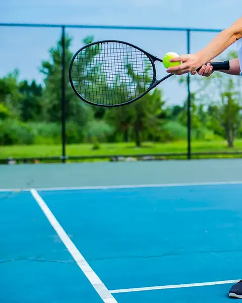 Tennis court near Cape Smokey