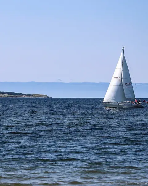 Yachting near Cape Smokey